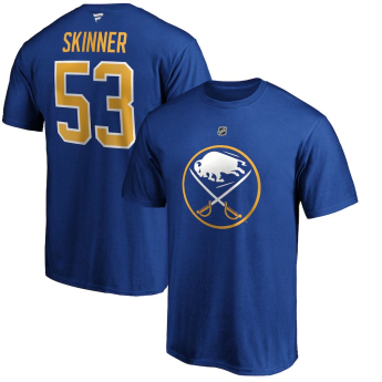 Buffalo Sabres мъжка тениска Jeff Skinner #53 Stack Logo Name & Number