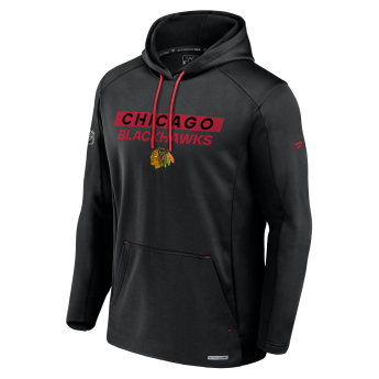 Chicago Blackhawks мъжки суитшърт с качулка AP Rink Poly Fleece Pullover Hood