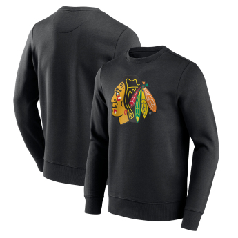 Chicago Blackhawks мъжки суитшърт Primary Logo Graphic Crew Sweatshirt - VALUE
