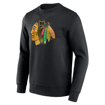 Chicago Blackhawks мъжки суитшърт Primary Logo Graphic Crew Sweatshirt - VALUE
