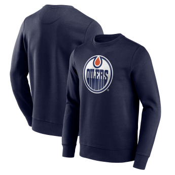 Edmonton Oilers мъжки суитшърт Primary Logo Graphic Crew Sweatshirt - VALUE