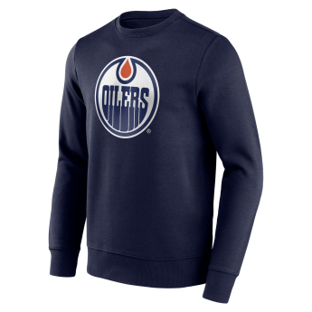 Edmonton Oilers мъжки суитшърт Primary Logo Graphic Crew Sweatshirt - VALUE