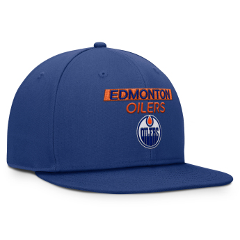 Edmonton Oilers шапка с козирка flat AP Rink Prime Structured Mid Crown Adj. Squarevisor Snapback