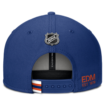 Edmonton Oilers шапка с козирка flat AP Rink Prime Structured Mid Crown Adj. Squarevisor Snapback