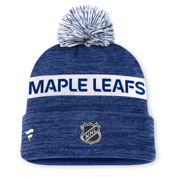 Toronto Maple Leafs зимна шапка Authentic Pro Rink Beanie Cuff With POM