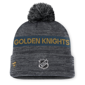 Vegas Golden Knights зимна шапка Authentic Pro Rink Beanie Cuff With POM