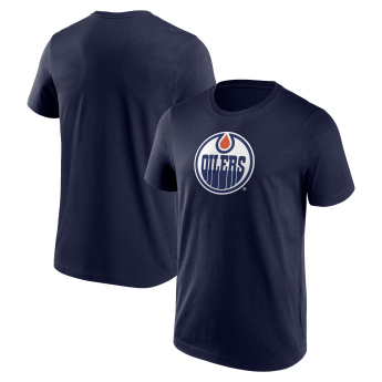 Edmonton Oilers мъжка тениска Primary Logo Graphic T-Shirt - VALUE