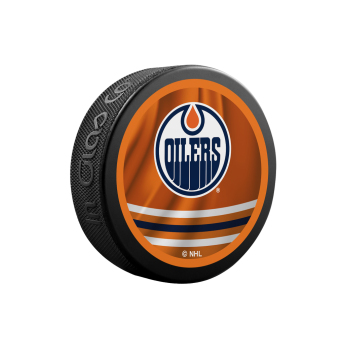 Edmonton Oilers шайба reverse retro jersey souvenir collector hockey puck