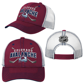 Colorado Avalanche детска бейзболна шапка с козирка Lockup Meshback Adjustable