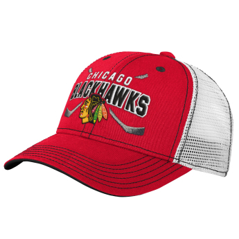 Chicago Blackhawks детска бейзболна шапка с козирка Lockup Meshback Adjustable