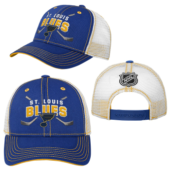 St. Louis Blues детска бейзболна шапка с козирка Lockup Meshback Adjustable