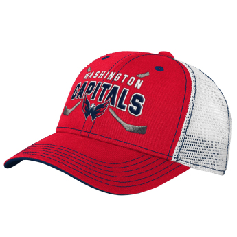 Washington Capitals детска бейзболна шапка с козирка Lockup Meshback Adjustable