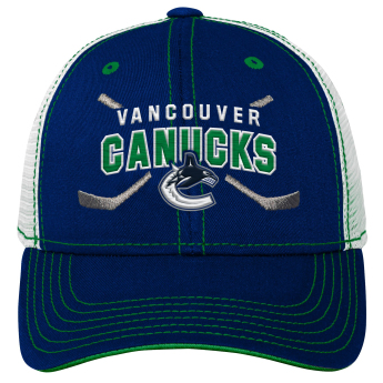 Vancouver Canucks детска бейзболна шапка с козирка Lockup Meshback Adjustable