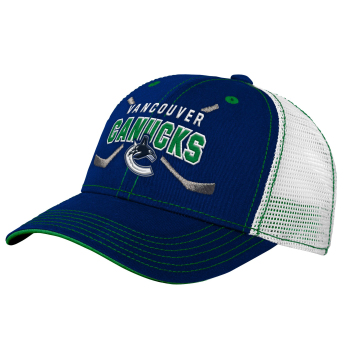 Vancouver Canucks детска бейзболна шапка с козирка Lockup Meshback Adjustable
