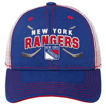 New York Rangers детска бейзболна шапка с козирка Lockup Meshback Adjustable