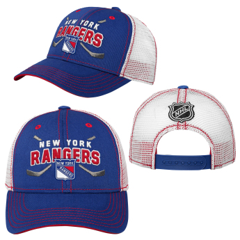 New York Rangers детска бейзболна шапка с козирка Lockup Meshback Adjustable
