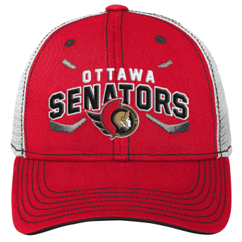 Ottawa Senators детска бейзболна шапка с козирка Lockup Meshback Adjustable