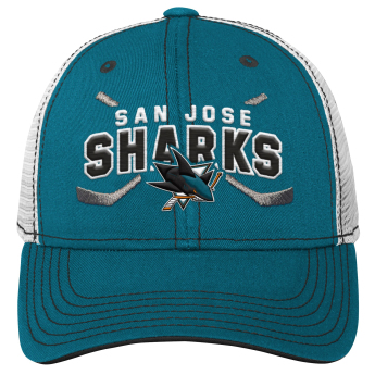 San Jose Sharks детска бейзболна шапка с козирка Lockup Meshback Adjustable
