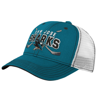 San Jose Sharks детска бейзболна шапка с козирка Lockup Meshback Adjustable