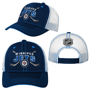Winnipeg Jets детска бейзболна шапка с козирка Lockup Meshback Adjustable