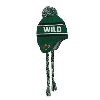Minnesota Wild детска зимна шапка Jacquard Tassel Knit With Pom