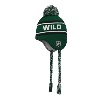 Minnesota Wild детска зимна шапка Jacquard Tassel Knit With Pom