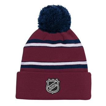 Colorado Avalanche детска зимна шапка 3Rd Jersey Jacquard Cuff Pom