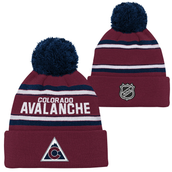 Colorado Avalanche детска зимна шапка 3Rd Jersey Jacquard Cuff Pom