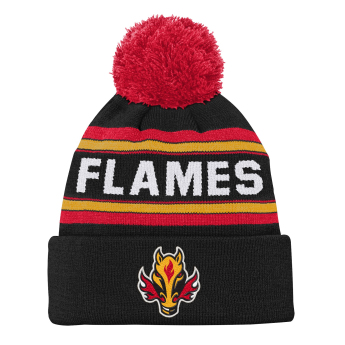 Calgary Flames детска зимна шапка 3Rd Jersey Jacquard Cuff Pom