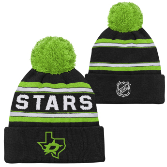 Dallas Stars детска зимна шапка 3Rd Jersey Jacquard Cuff Pom