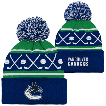 Vancouver Canucks детска зимна шапка Face-Off Cuff Pom