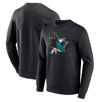 San Jose Sharks мъжки суитшърт Primary Logo Graphic Crew Sweatshirt - VALUE