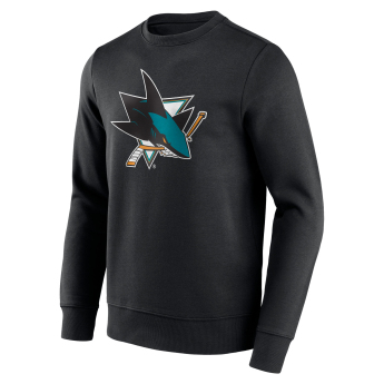 San Jose Sharks мъжки суитшърт Primary Logo Graphic Crew Sweatshirt - VALUE