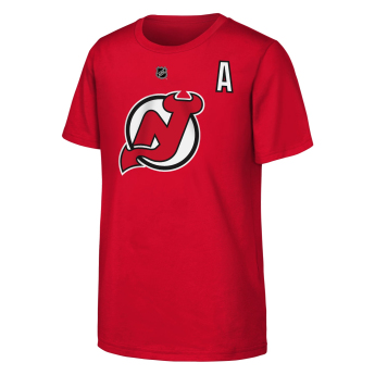 New Jersey Devils детска тениска Ondřej Palát Flat Alt.Captains N&N Ss