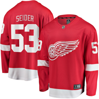 Detroit Red Wings хокейна фланелка #53 Moritz Seider Breakaway Alternate Jersey Distribuce: USA