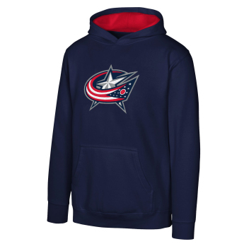 Columbus Blue Jackets детски суитшърт с качулка Prime Po Flc Hood -Home