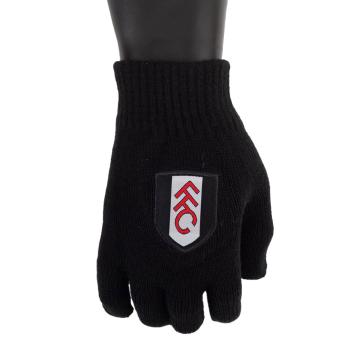 Fulham FC детски ръкавици Knitted black