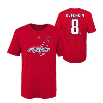 Washington Capitals детска тениска Alexandr Ovechkin #8 Flat Captains N&N Ctn Tee