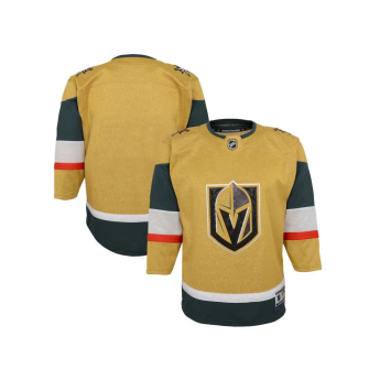 Vegas Golden Knights детска хокейна фланелка Premier Home gold