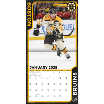 Boston Bruins календар 2025 Wall Calendar