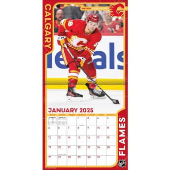 Calgary Flames календар 2025 Wall Calendar