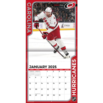 Carolina Hurricanes календар 2025 Wall Calendar