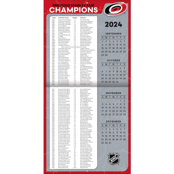 Carolina Hurricanes календар 2025 Wall Calendar