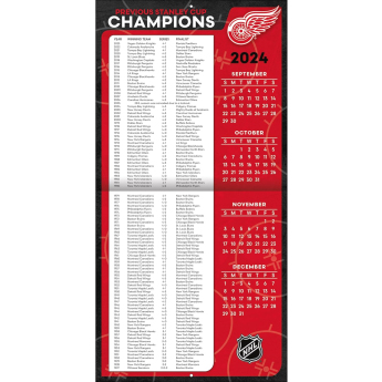 Detroit Red Wings календар 2025 Wall Calendar