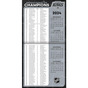 Los Angeles Kings календар 2025 Wall Calendar