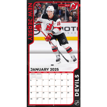 New Jersey Devils календар 2025 Wall Calendar
