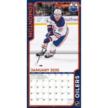 NHL продукти календар Elite 2025 Wall Calendar