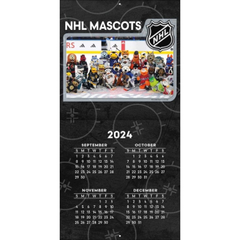 NHL продукти календар Mascots 2025 Wall Calendar
