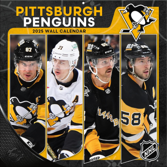 Pittsburgh Penguins календар 2025 Wall Calendar