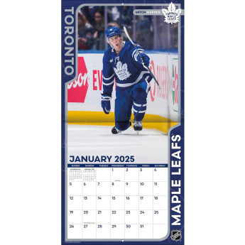 Toronto Maple Leafs календар 2025 Wall Calendar